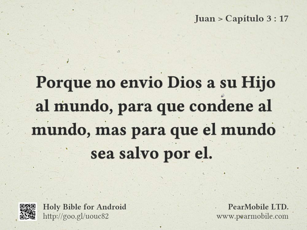 Juan, Capítulo 3:17